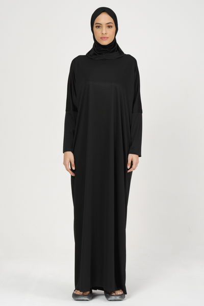 Alf9004 Kapüşonlu Namaz Elbisesi 