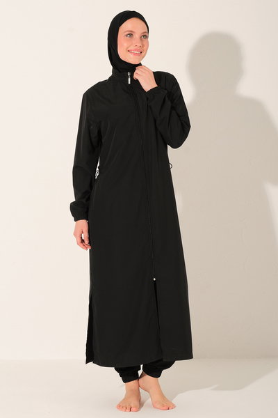 Water Uzun Battal Tesettür Mayo - ALF24513-B