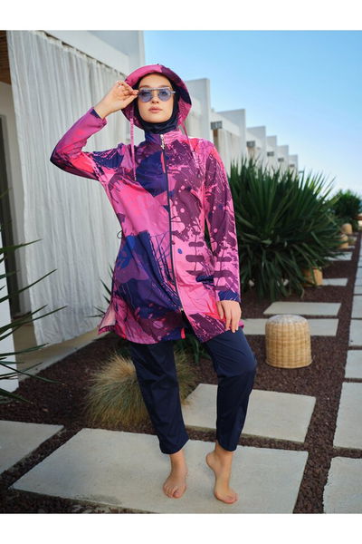 Elina Şapkalı Tesettür Mayo - ALF26216