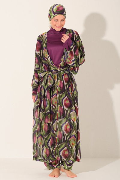 Liliora Desenli Tesettür Mayo - ALF26687