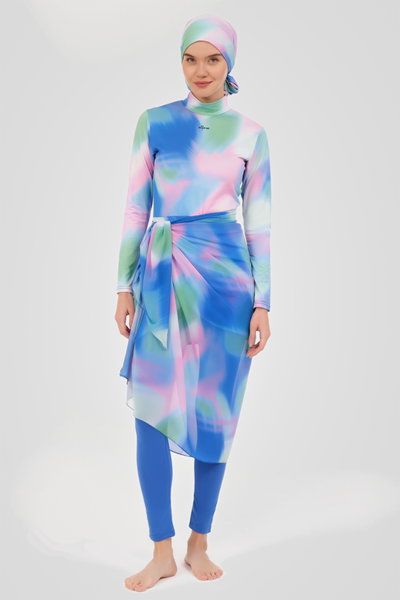 Yansıma Desenli Etek Pareo - ALF7080