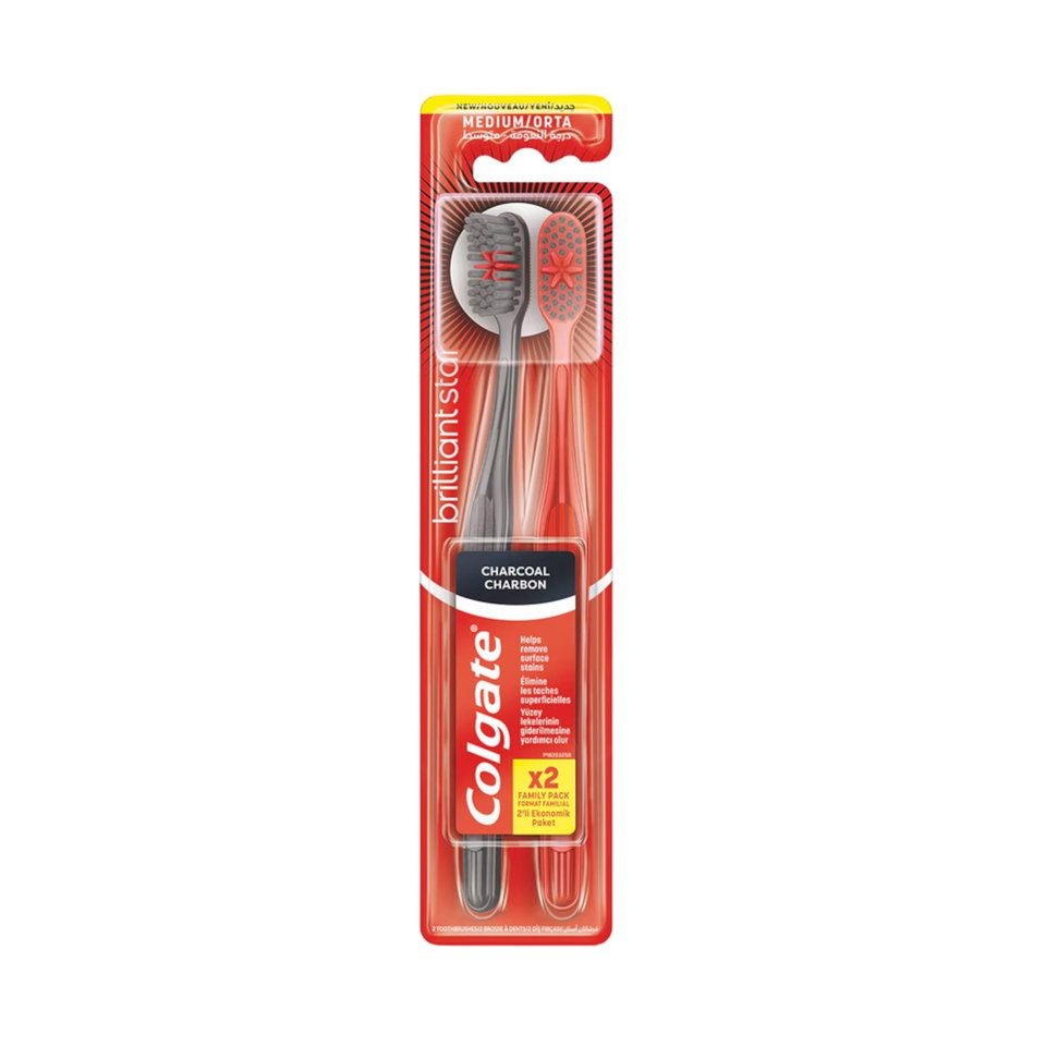 COLGATE DİŞ FIRÇASI BRILLIANT BLACK 1+1