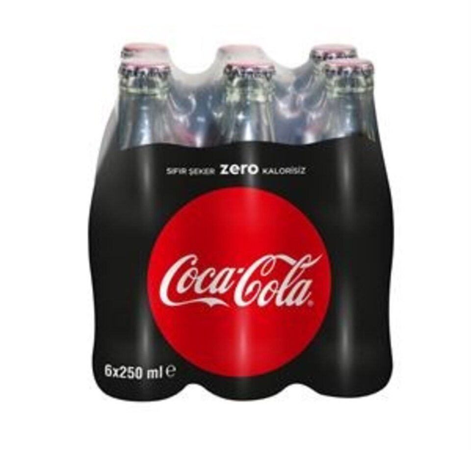 COCA COLA ZERO 6*250 ML-CAM