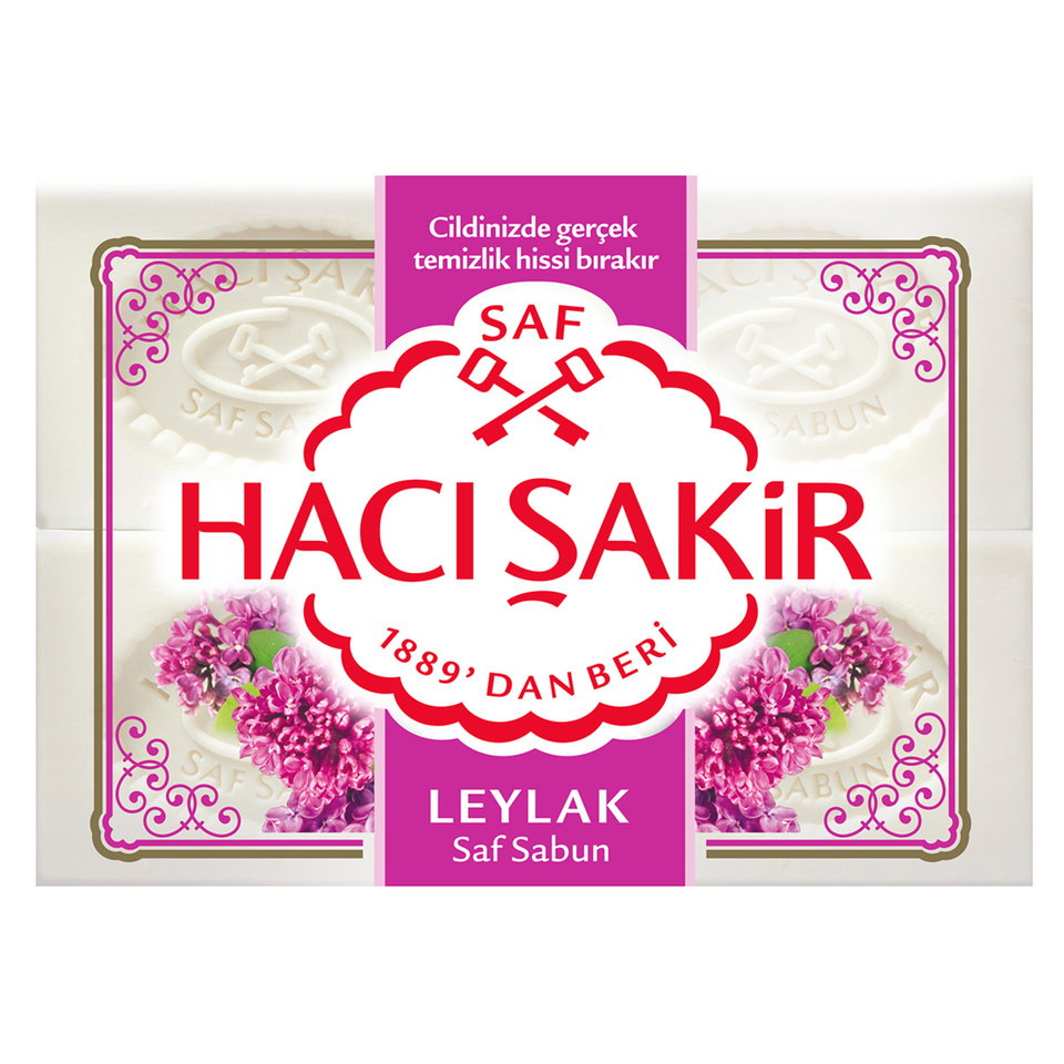 HACI ŞAKİR BANYO SABUNU 4*150 GR-LEYLAK