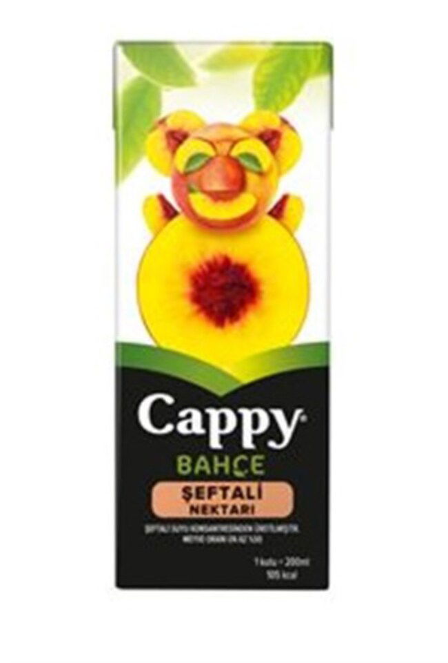 CAPPY MEYVE SUYU 200 ML-ŞEFTALİ (TETRA)