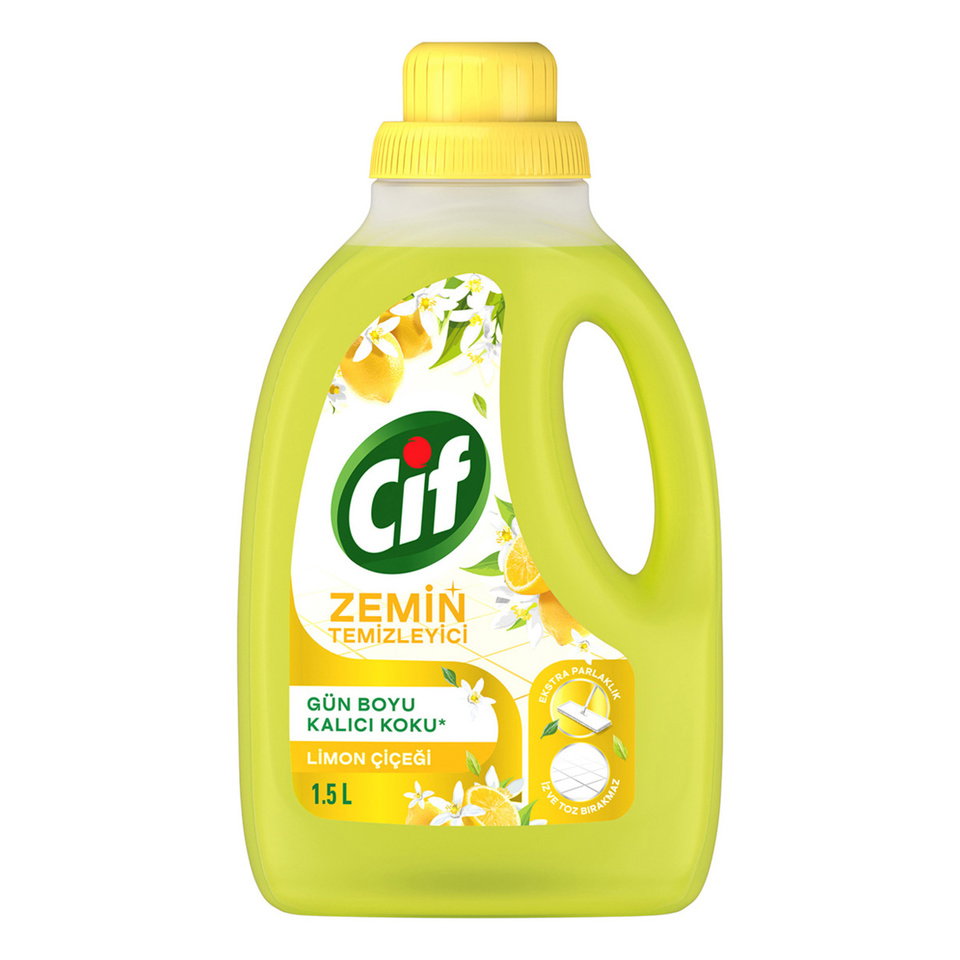 CİF ZEMİN TEMİZLEYİCİ 1500 ML-LİMON