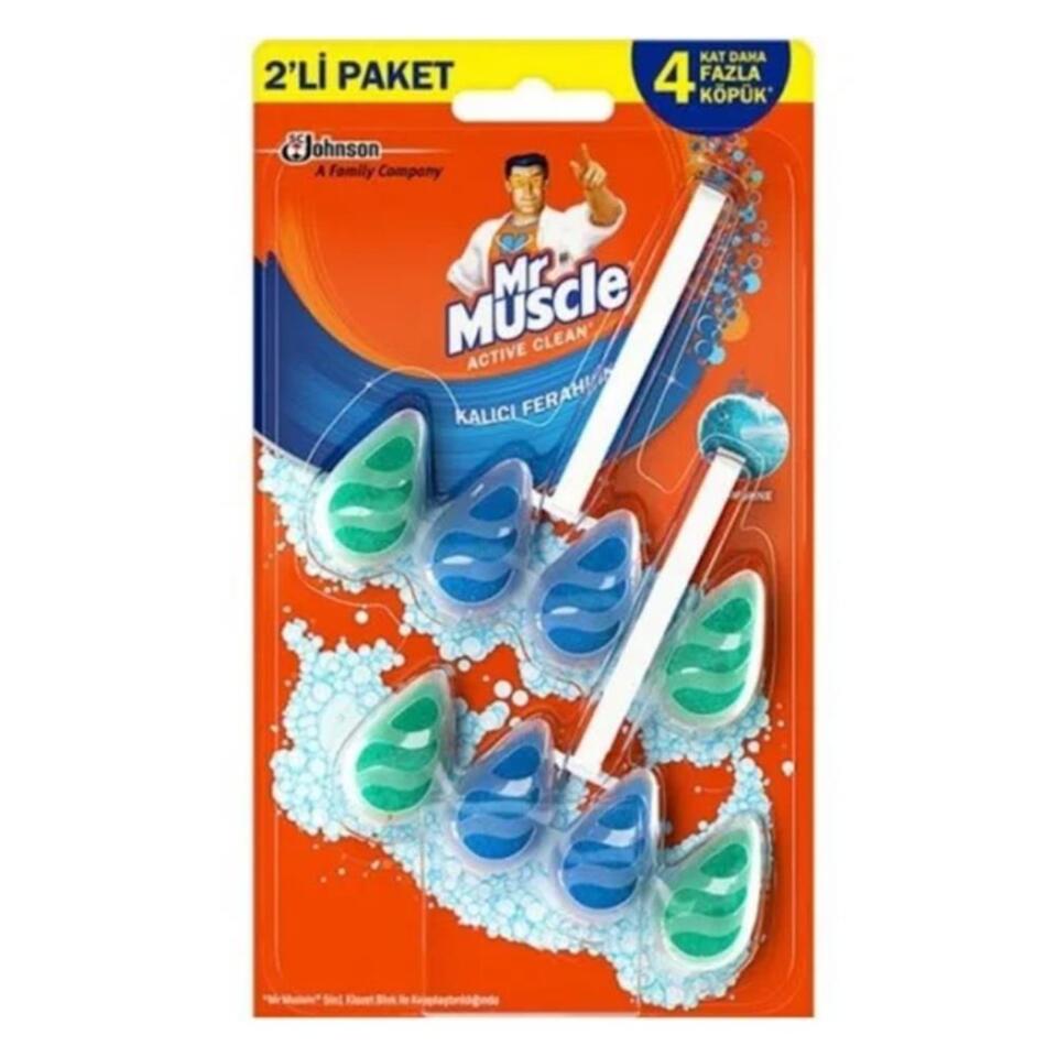 MR.MUSCLE ACTIVE CLEAN K.BLOK 2 Lİ 77,2 GR.-MARİNE
