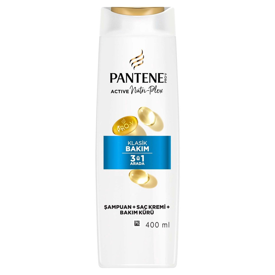 PANTENE ŞAMPUAN 400 ML-TEMEL BAKIM 3/1 ARADA