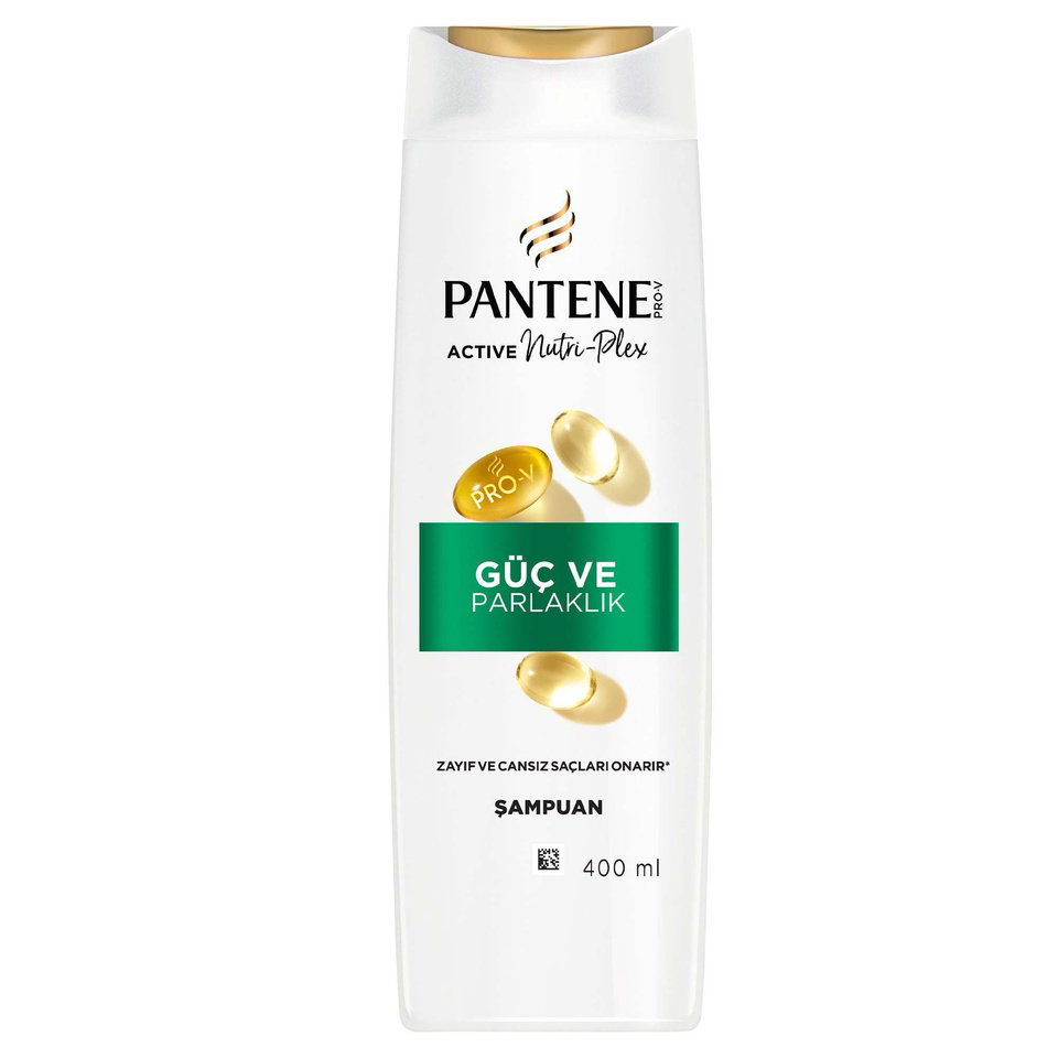 PANTENE ŞAMPUAN 400 ML-GÜÇ VE PARLAKLIK
