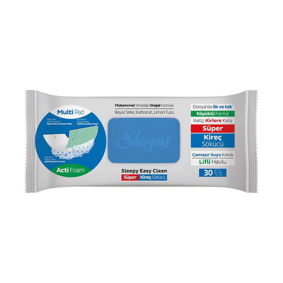 SLEEPY KİREÇ ÇÖZÜCÜ YÜZEY TEMİZLİK HAVLUSU 30'LU