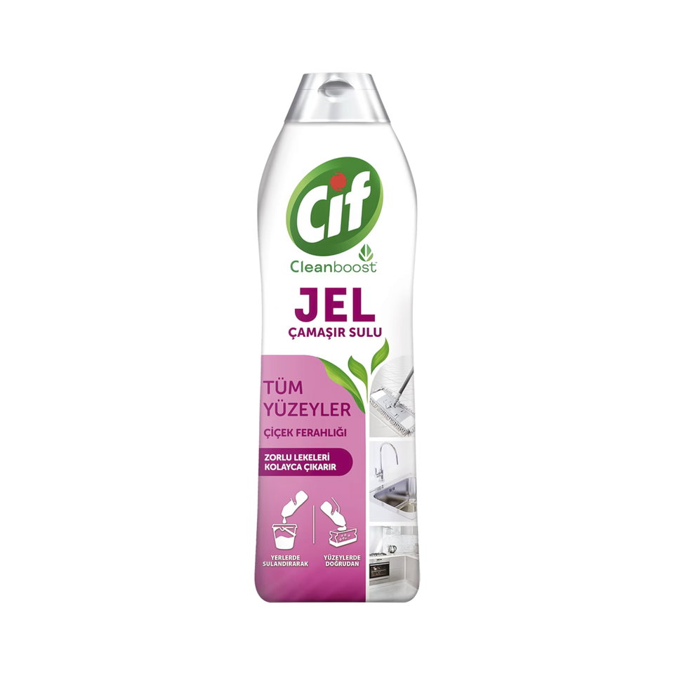 CİF JEL TÜM YÜZEYLER 750 ML-ÇİÇEK FERAHLIĞI