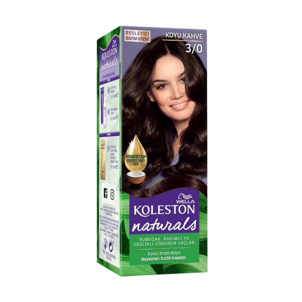 KOLESTON NATURALS-3/0 KOYU KAHVE