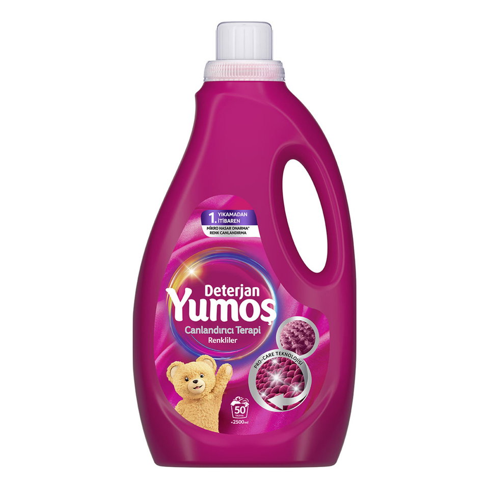 YUMOŞ SIVI DETERJAN 2500 ML-RENKLİLER