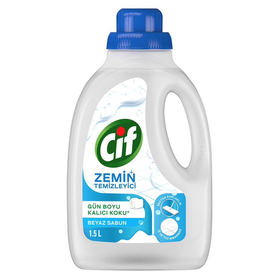 CİF ZEMİN TEMİZLEYİCİ 1500 ML-BEYAZ SABUN