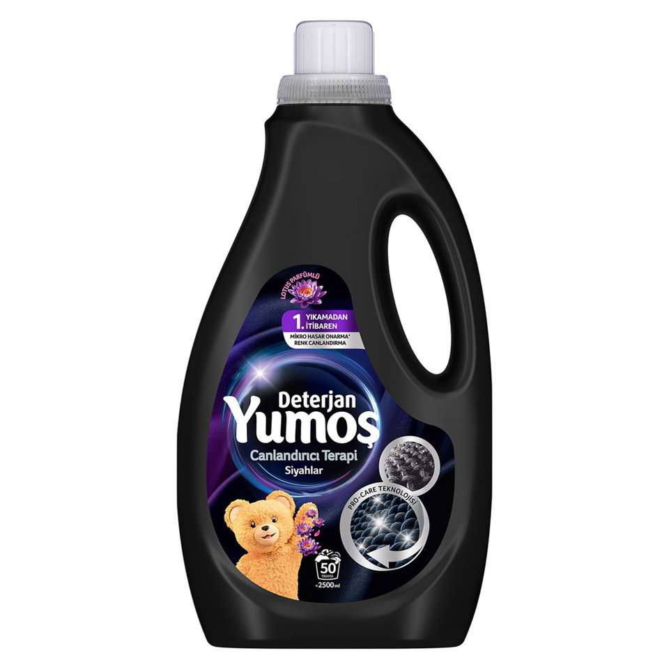 YUMOŞ SIVI DETERJAN 2500 ML-SİYAHLAR