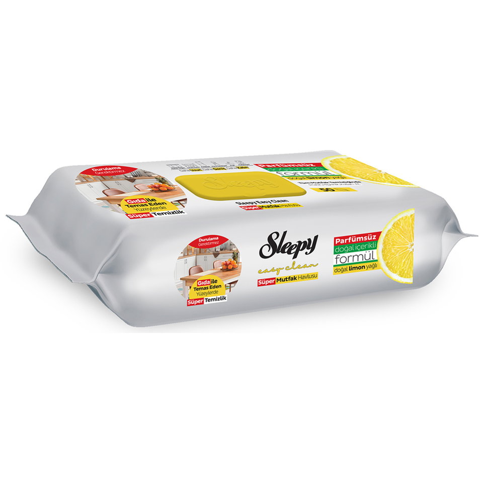 SLEEPY MUTFAK HAVLUSU 50'Lİ-LİMON
