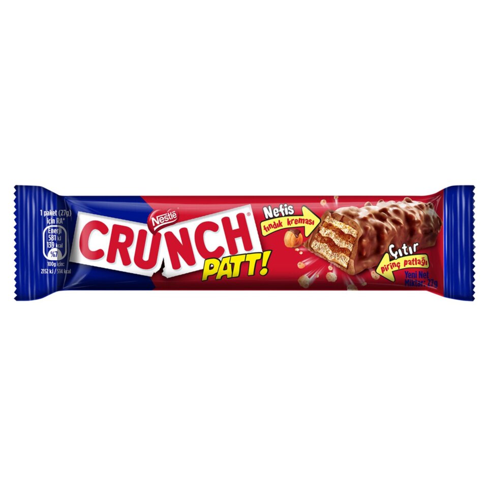 NESTLE BAR ÇİKOLATA 27 GR. - CRUNCH PATT