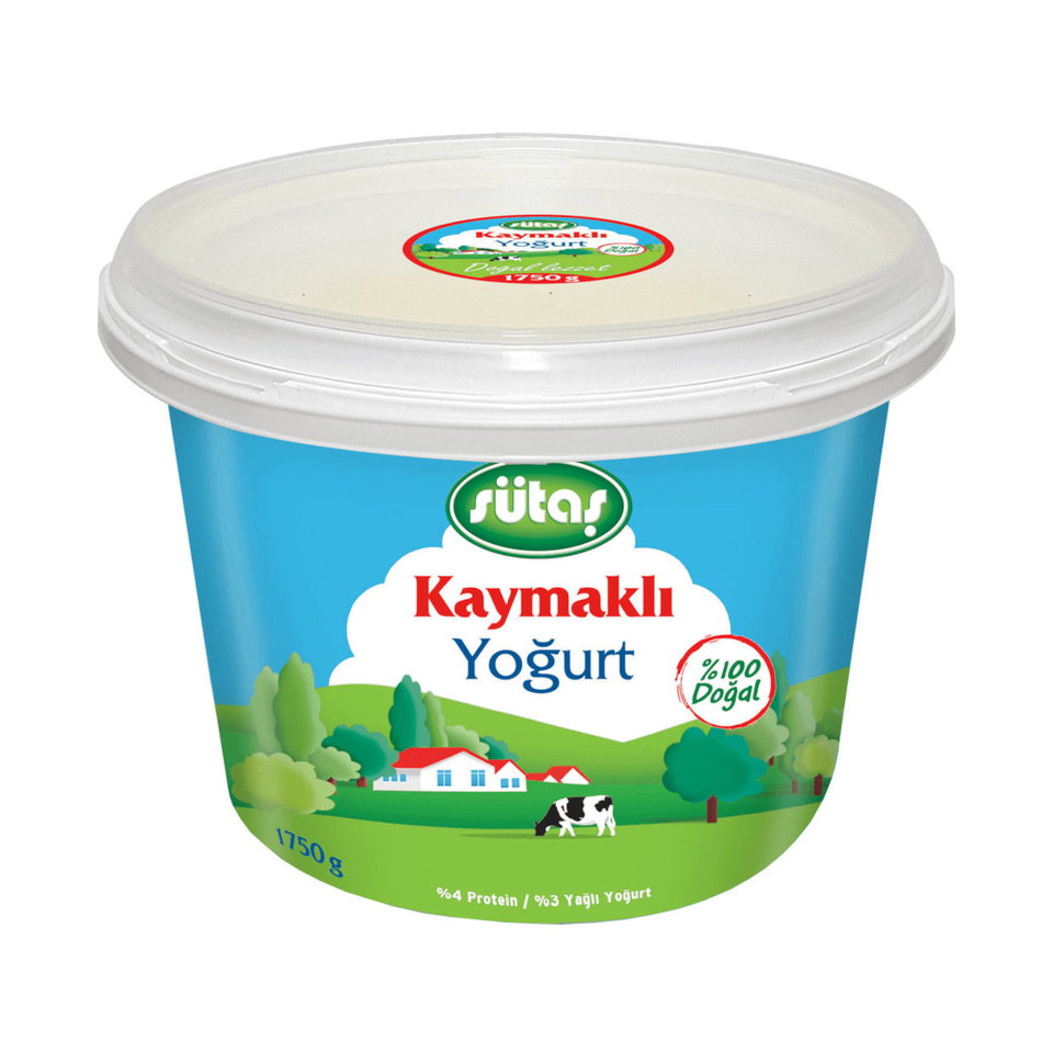SÜTAŞ YOĞURT 1750 GR - KAYMAKLI