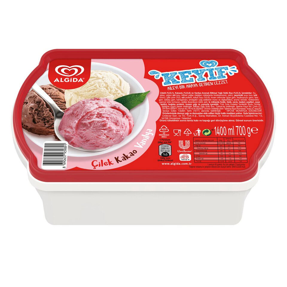 ALGIDA KEYIF CILEK VAN KAKAO 6X1400ML