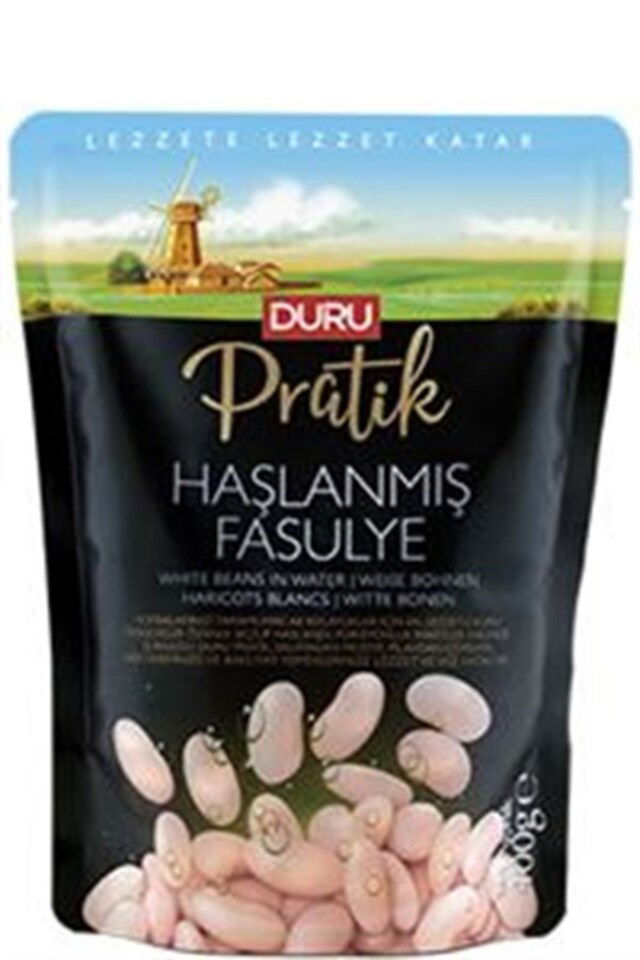 DURU PRATİK HAŞLANMIŞ FASULYE 400 GR