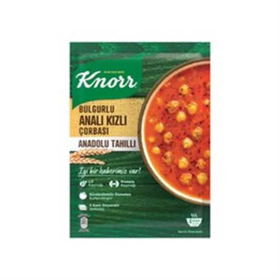 KNORR ÇORBA YÖRESEL 92 GR. - BULGURLU ANALI KIZLI