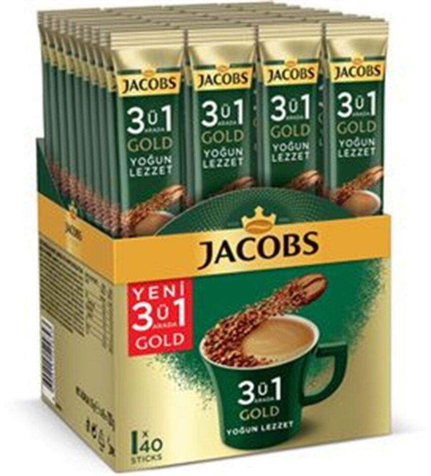 JACOBS GOLD STİCK KAHVE 18GR. - 3Ü 1ARADA YOĞUN