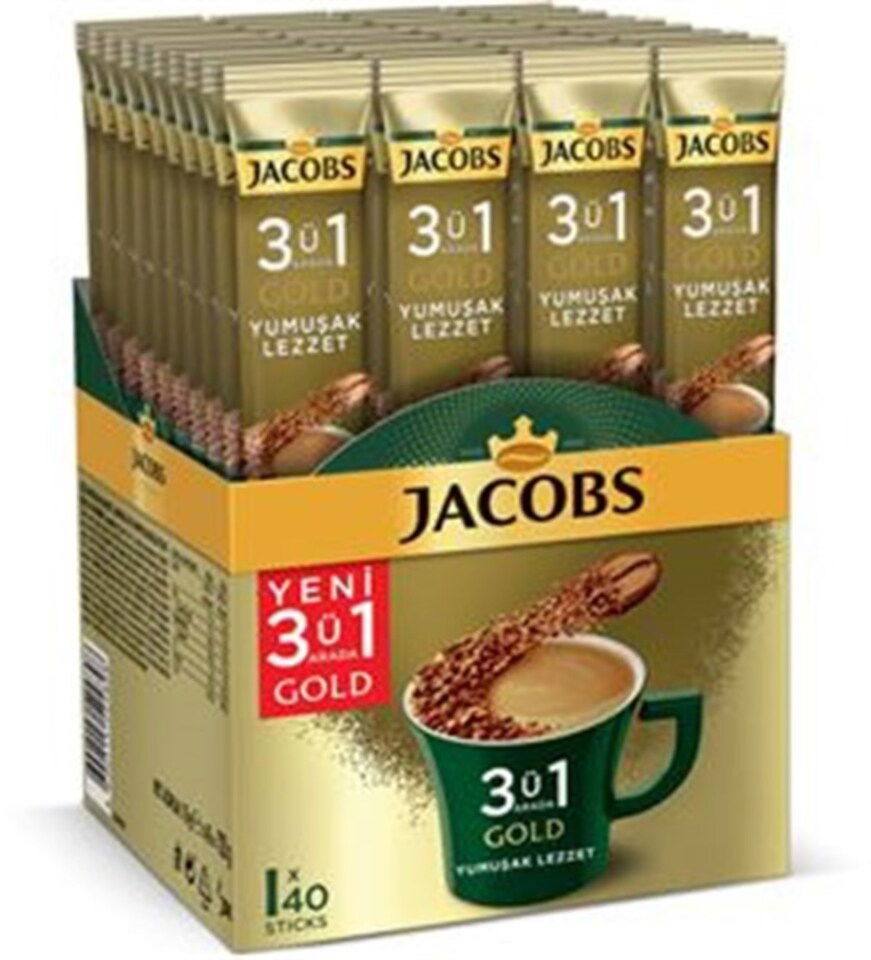 JACOBS GOLD STİCK KAHVE 18GR. - 3Ü 1ARADA YUMUŞAK