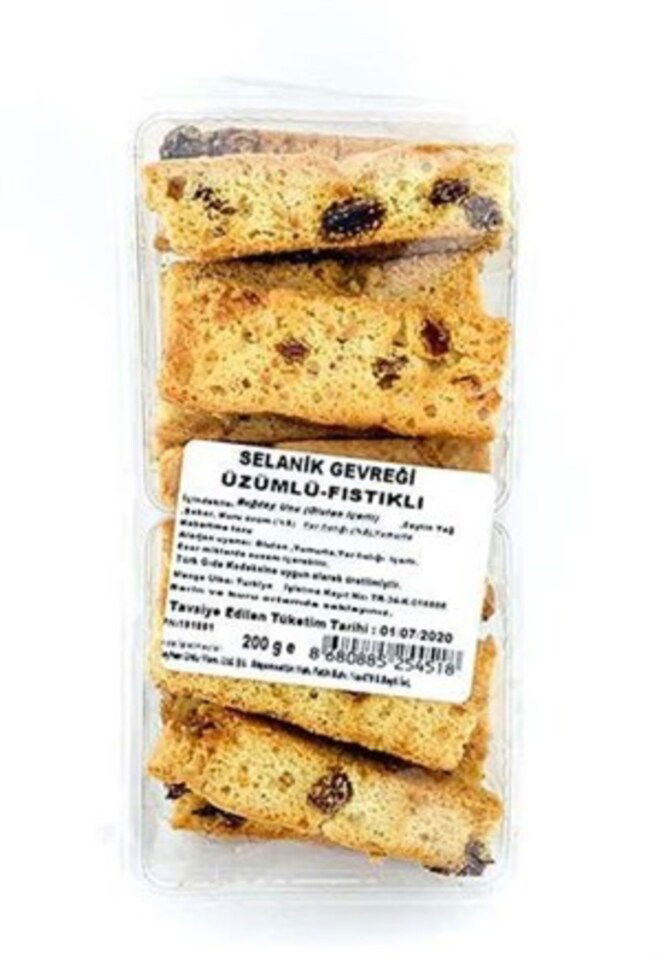 ARI SELANİK GEVREĞİ 200 GR. FINDIK&ÜZÜM