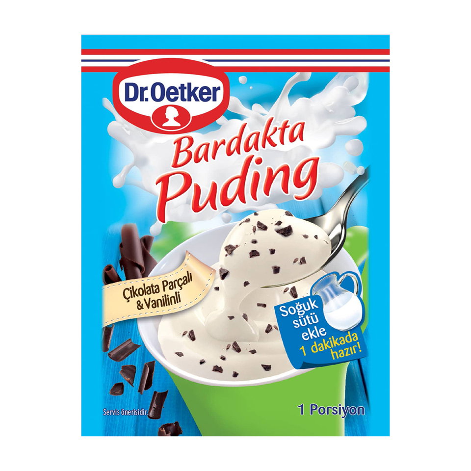 DR.OETKER BARDAKTA PUDİNG 33 GR.-VANİLİN