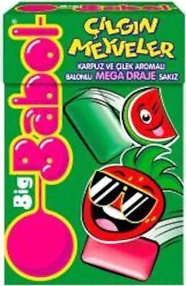 BİG BABOL SAKIZ 36 GR.-ÇİLEK & KARPUZ