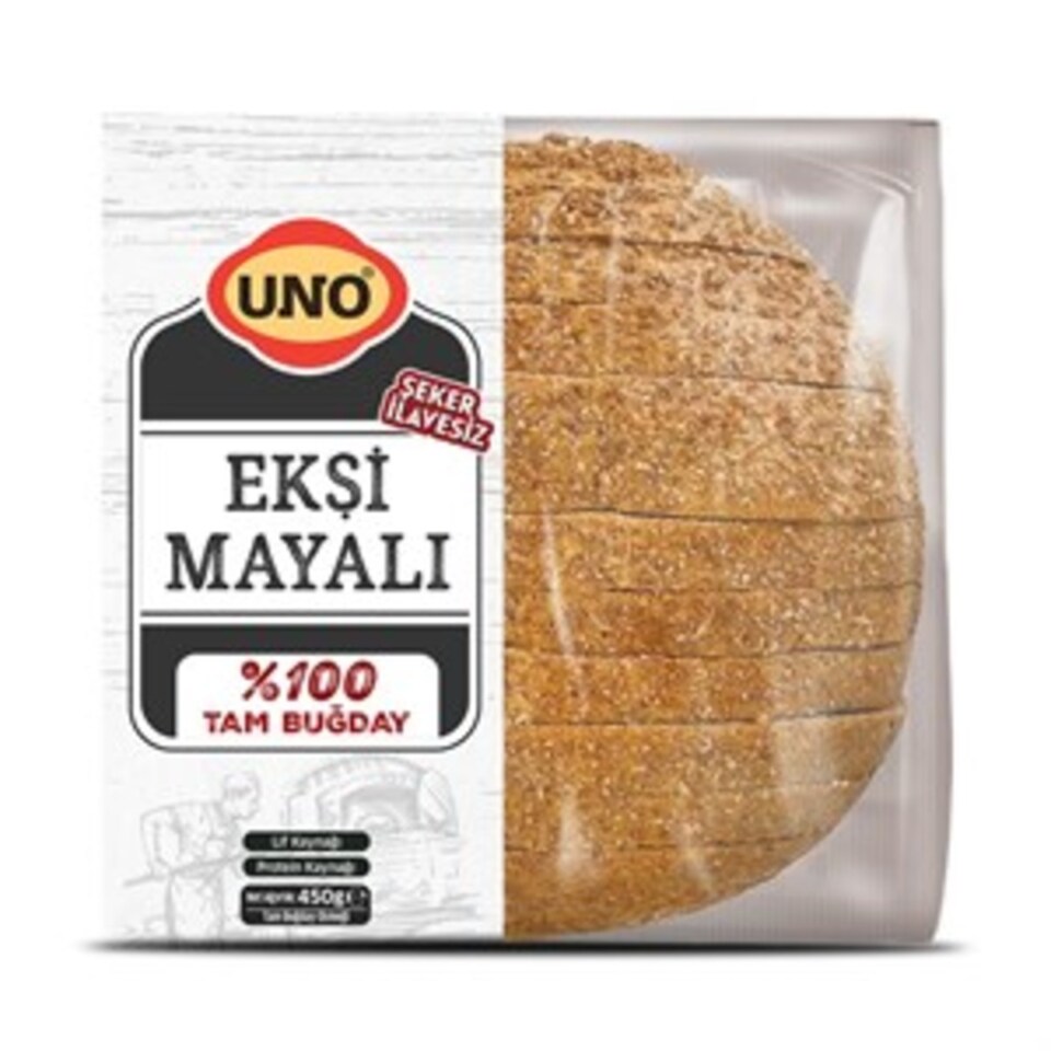 UNO EKŞİ MAYALI  TAM BUĞDAY 450 GR