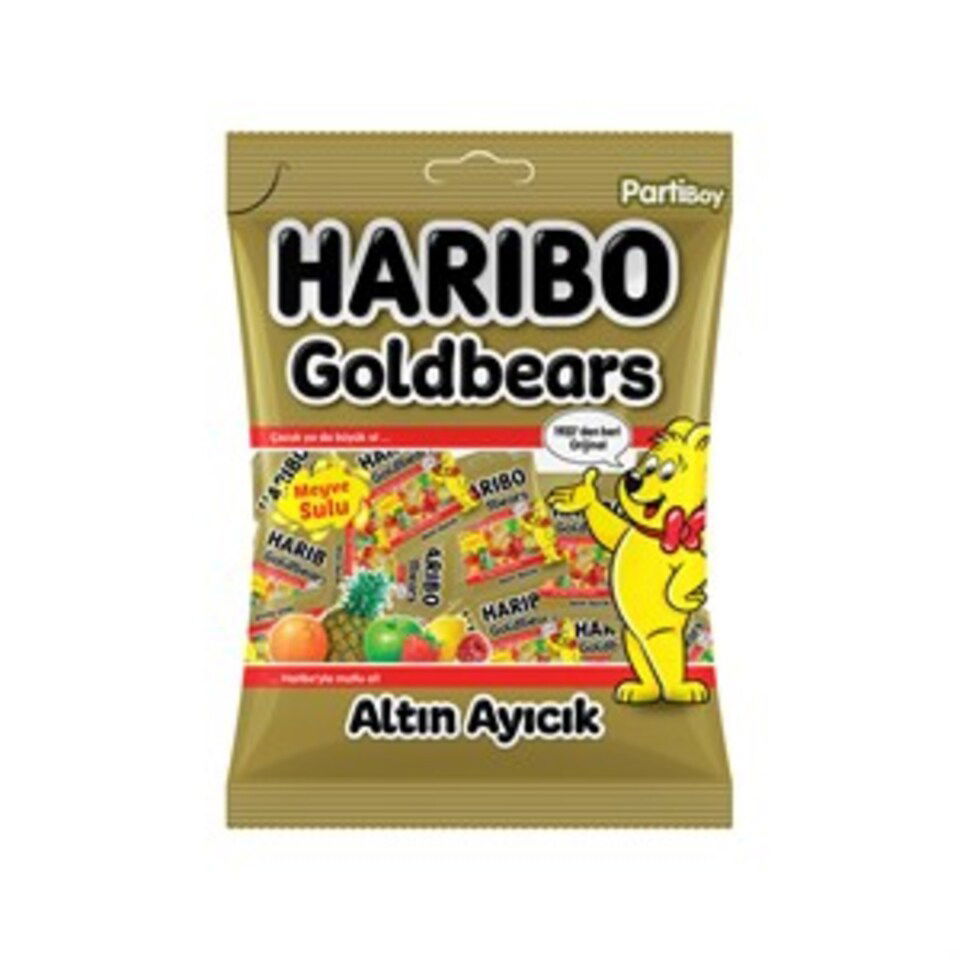 HARİBO JEL ŞEKER 200 GR.-ALTIN AYICIK-MAKSI POŞE
