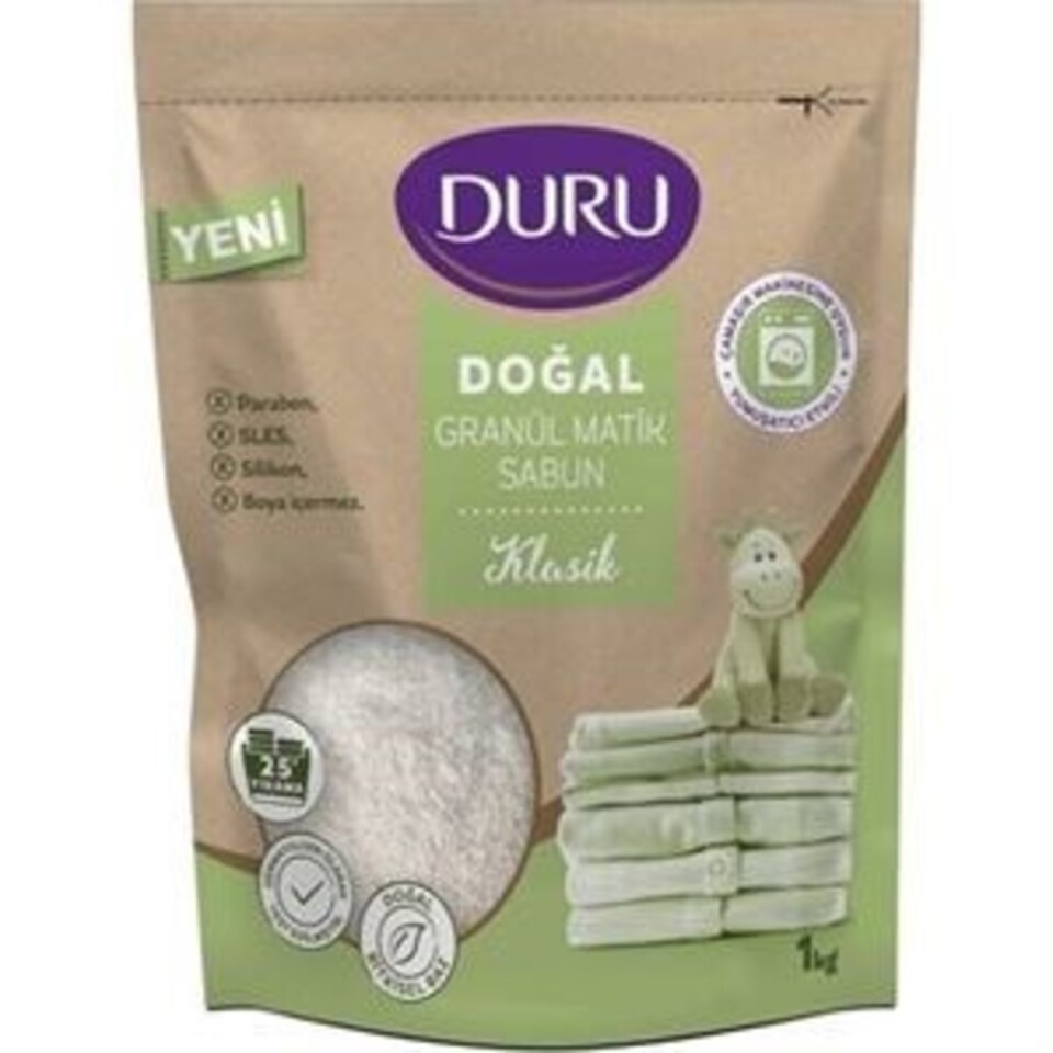 DURU GRANÜL MATİK (25 YIKAMA) 1 KG. - KLASİK