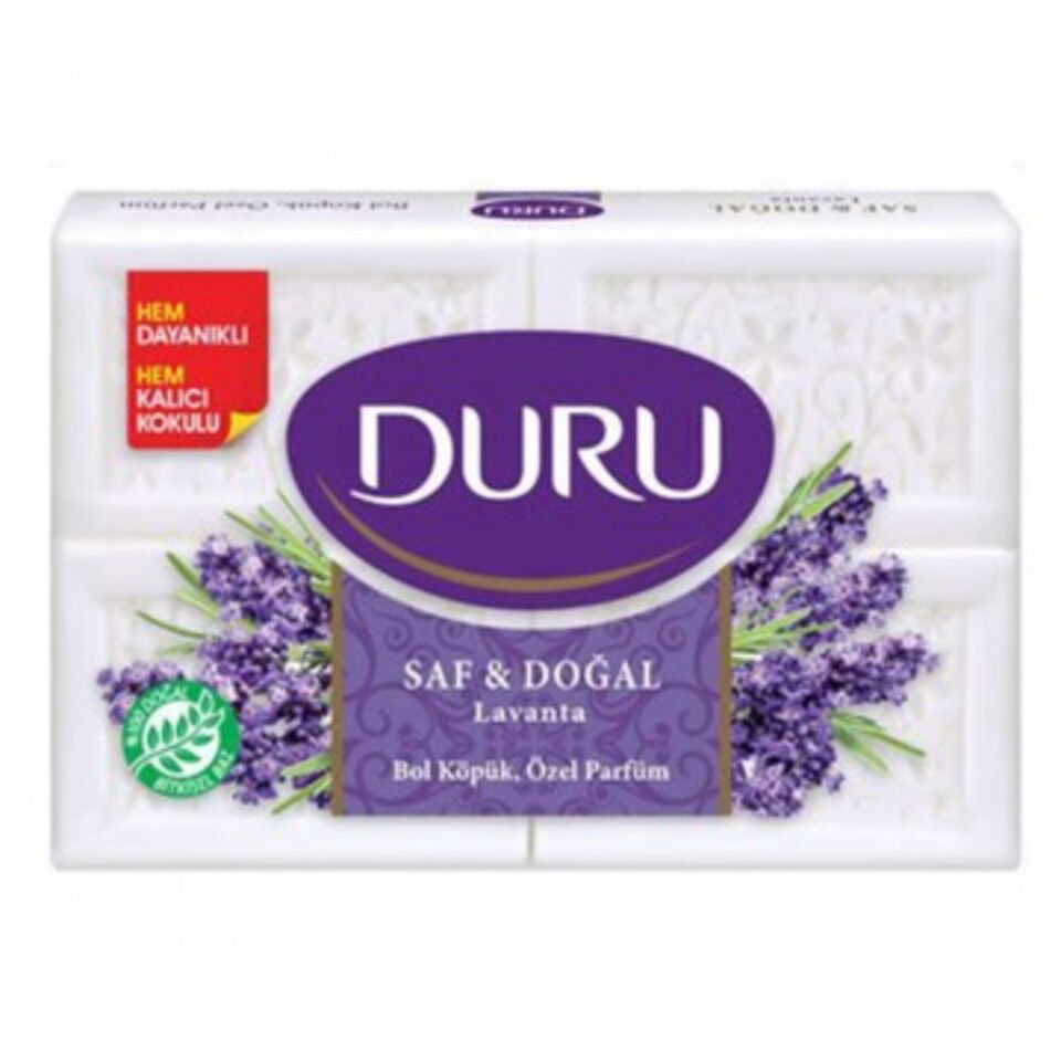 DURU SAF&DOĞAL SABUN 4*150 GR-LAVANTA
