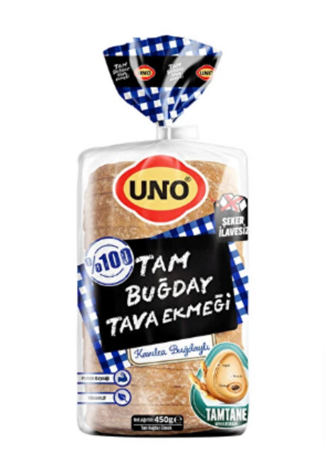 UNO TAM BUĞDAY EKMEĞİ 450GR  KAVILCA