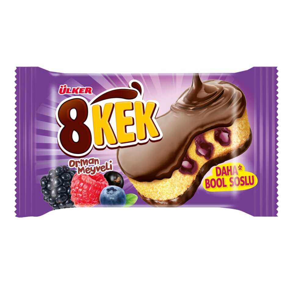 ÜLKER 8 KEK ORMAN MEYVELİ 55 GR