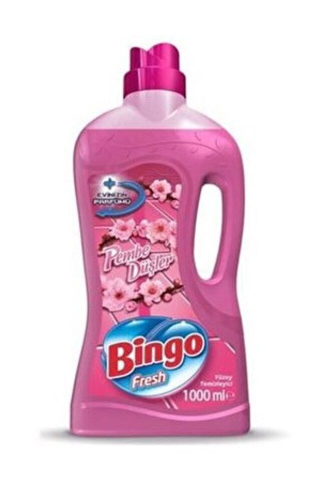 BİNGO FRESH YÜZEY TEMİZLEYİCİ 1 LT-PEMBE DÜŞLER