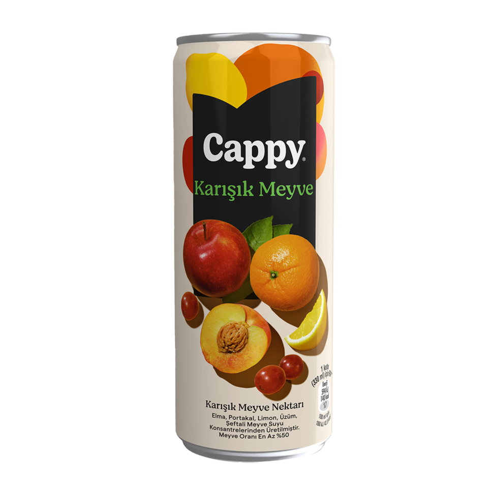 CAPPY MEYVE SUYU 330 ML-KARIŞIK (CAN)