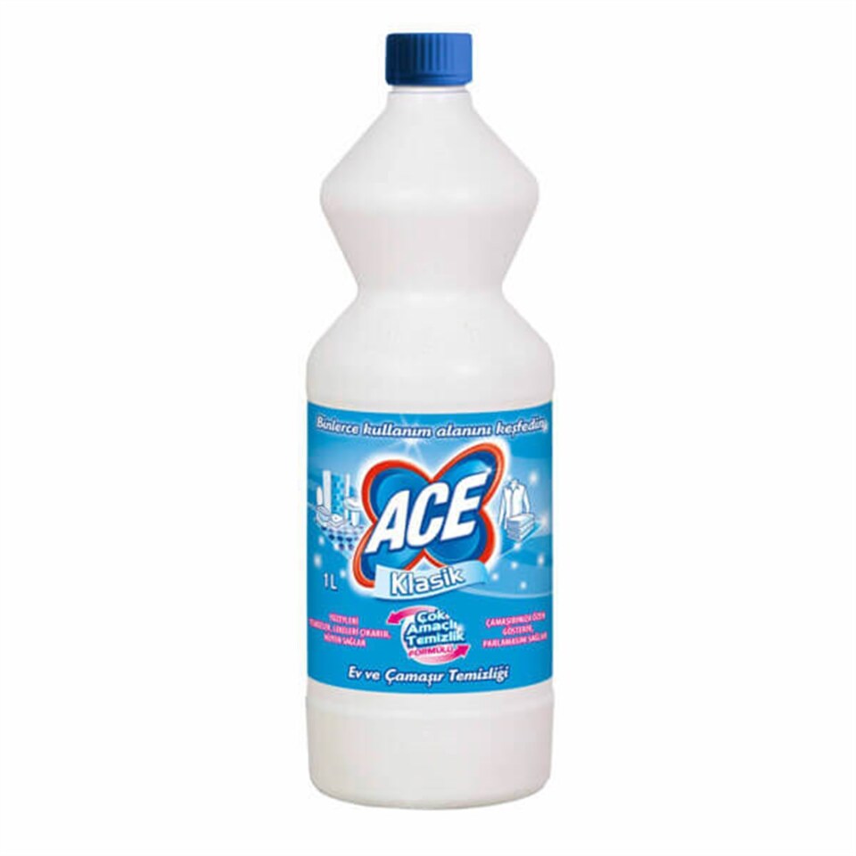 ACE ÇAMAŞIR SUYU 1 LT-KLASİK
