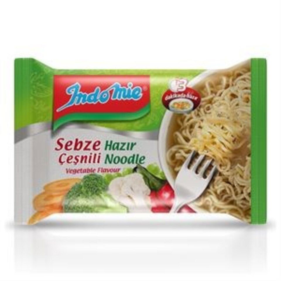 INDOMİE NOODLE 70 GR.-SEBZE ÇEŞNİLİ (PAKET)