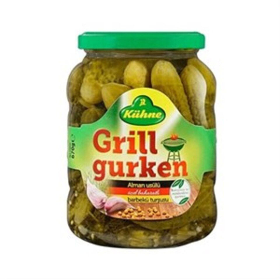 KÜHNE GRILLGURKEN SALATALIK TURŞUSU 670 GR