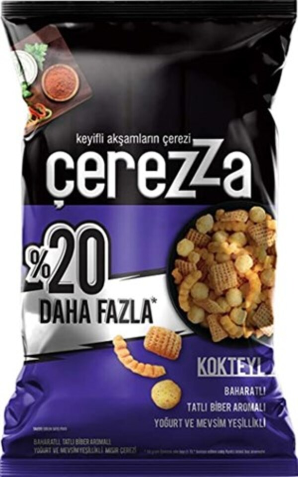 ÇEREZZA CİPS 117 GR. - KOKTEYL (SÜPER BOY)