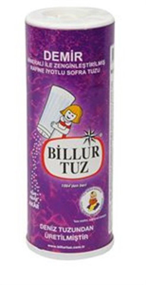 BİLLUR TUZ 500 GR DEMİR MİNERALLİ