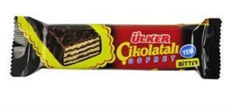 ÜLKER ÇİKOLATALI GOFRET 36 GR-BİTTER