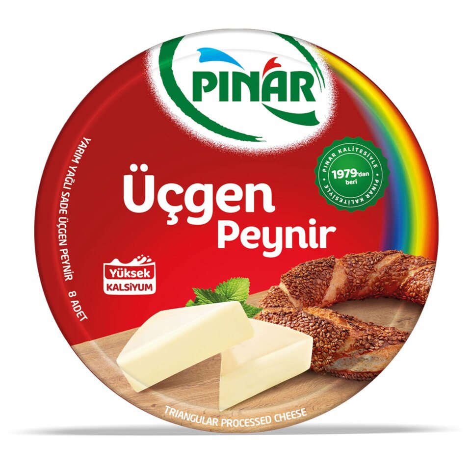 PINAR ÜÇGEN PEYNİR KAHV.KYF 12,5 GR* 8 Lİ