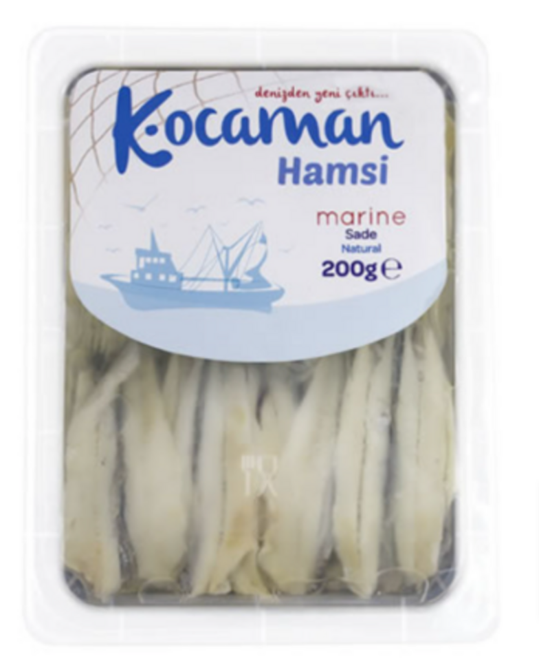 KOCAMAN MARİNE HAMSİ NATUREL 200 GR
