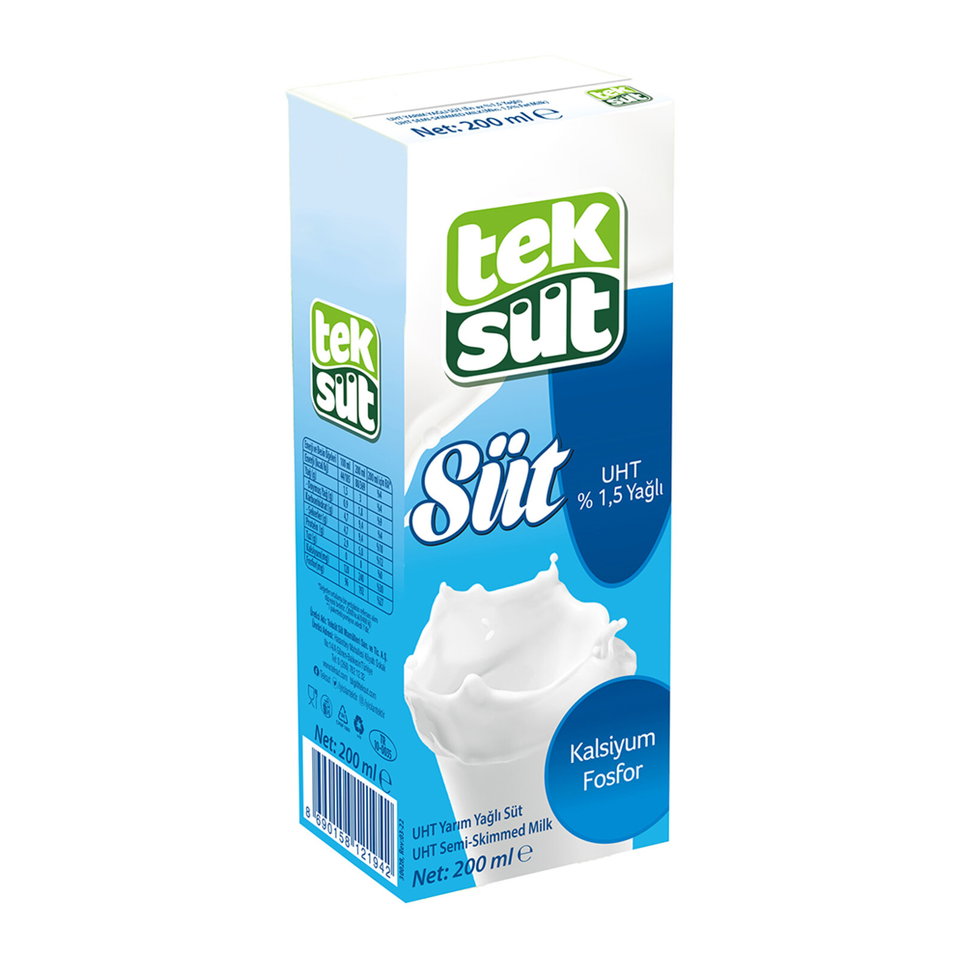 TEKSÜT SÜT 200 ML. Y.YAĞLI