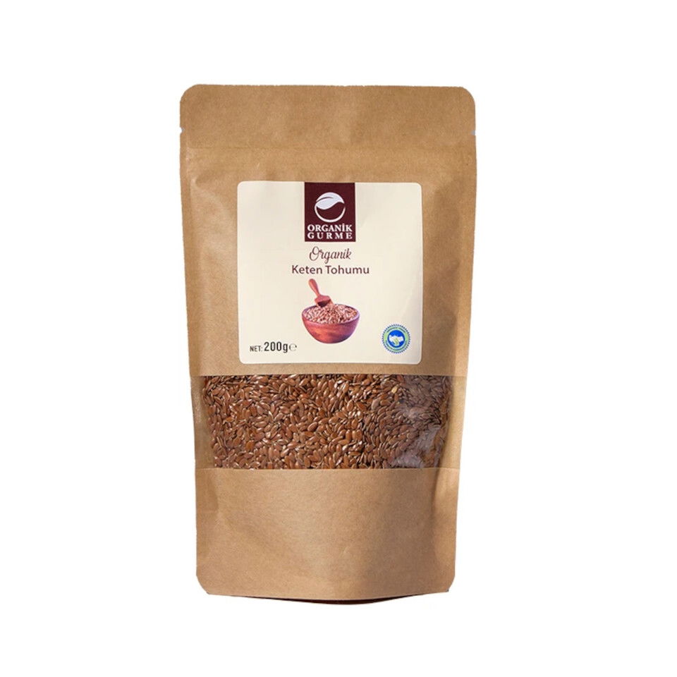 ORGANİK GURME KETEN TOHUMU 200 GR