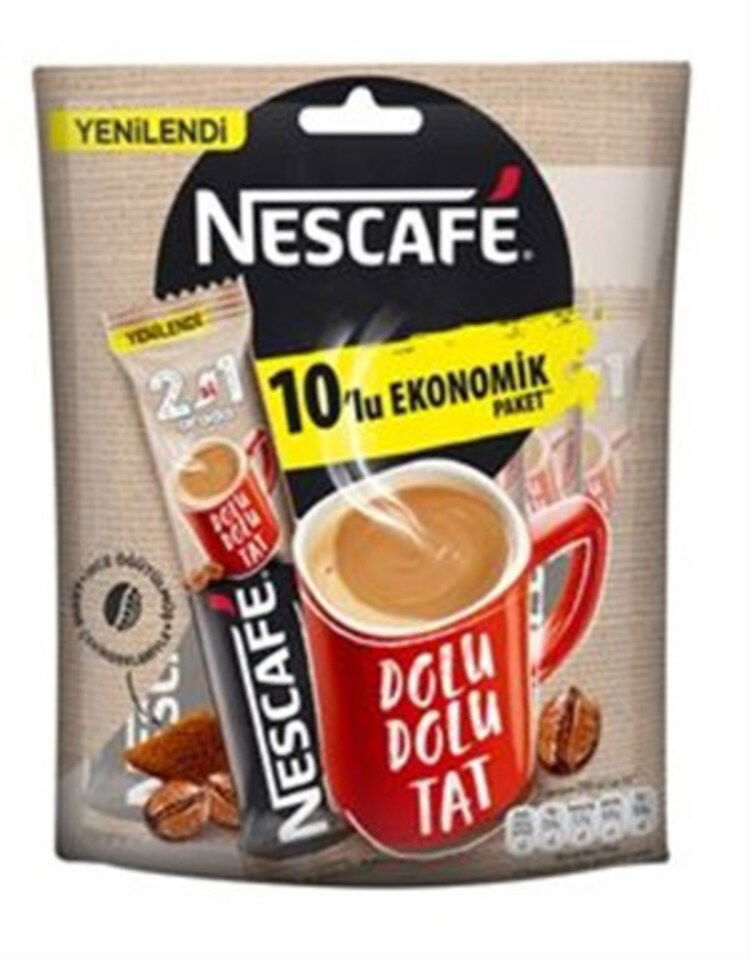 NESCAFE STİCK KAHVE 10*10 GR-2İN1 10'LU