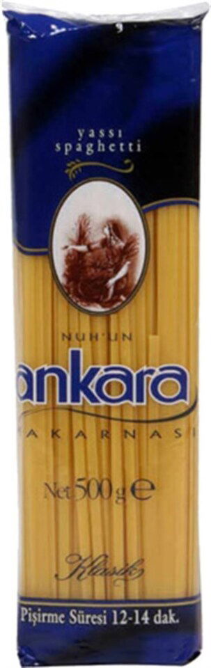 NUH'UN ANKARA MAKARNA YASSI SPAGHETTİ 500 GR